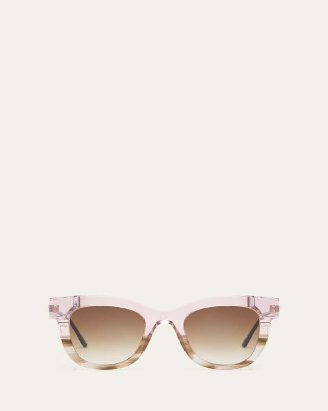 Sexxxy 068 Acetate & Metal Cat-Eye Sunglasses